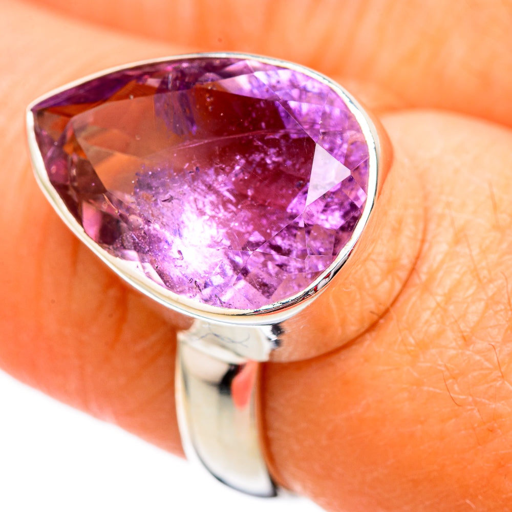 Amethyst Rings handcrafted by Anasilvercos - RING102436