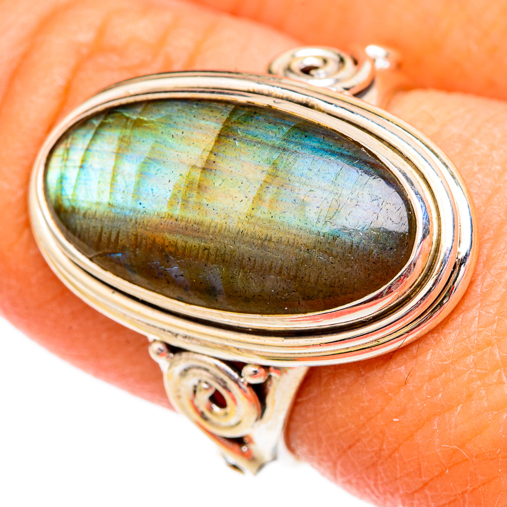 Labradorite Rings handcrafted by Anasilvercos - RING102443