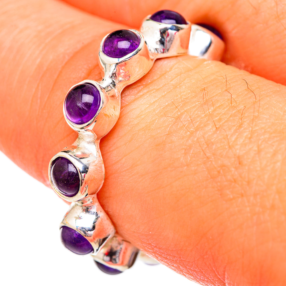 Amethyst Rings handcrafted by Anasilvercos - RING102455