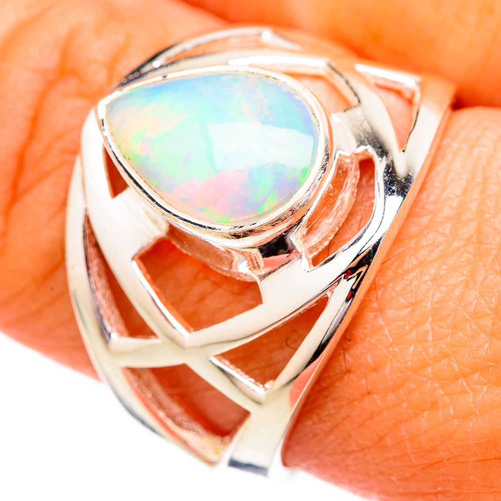 Ethiopian Opal Rings handcrafted by Anasilvercos - RING102459