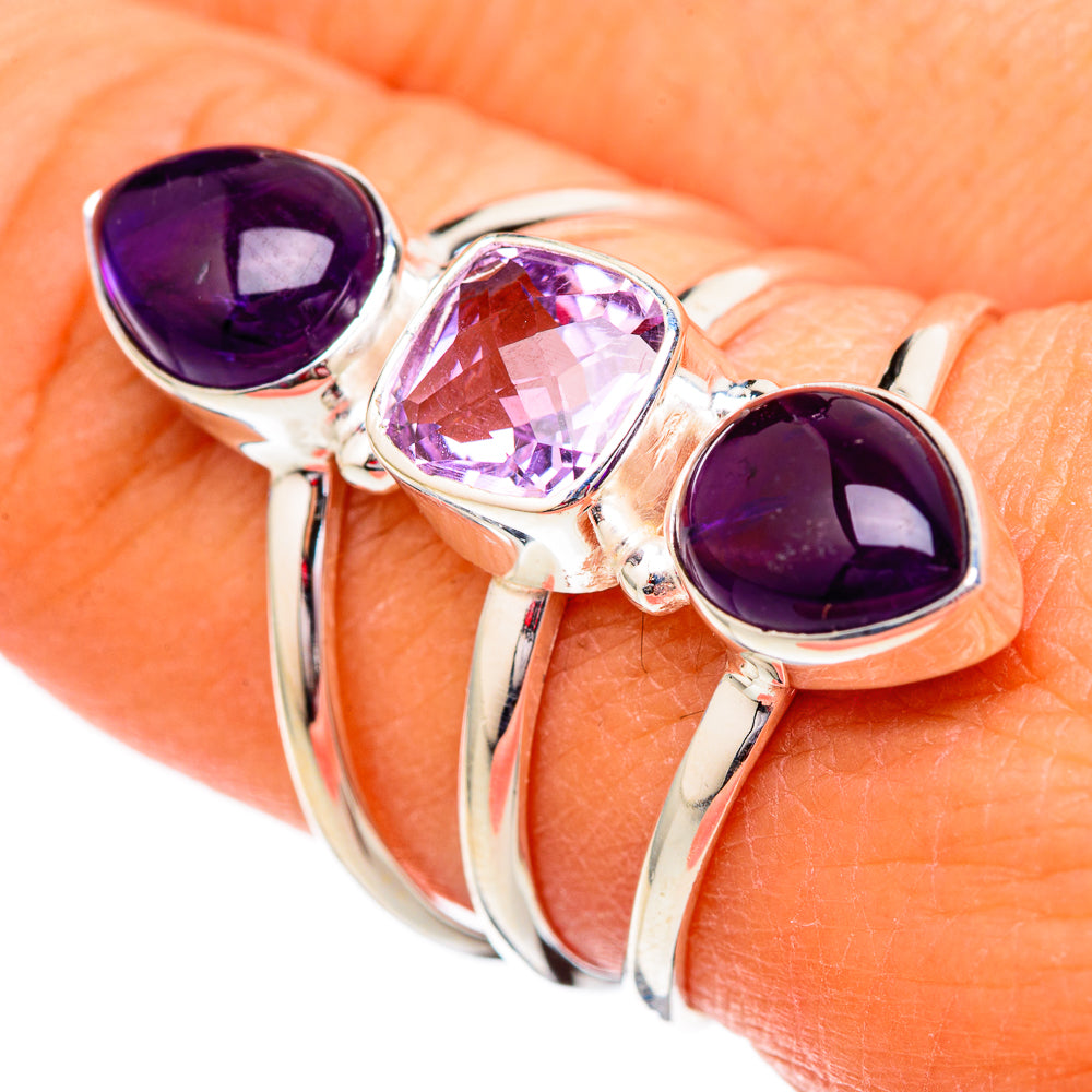 Amethyst Rings handcrafted by Anasilvercos - RING102468