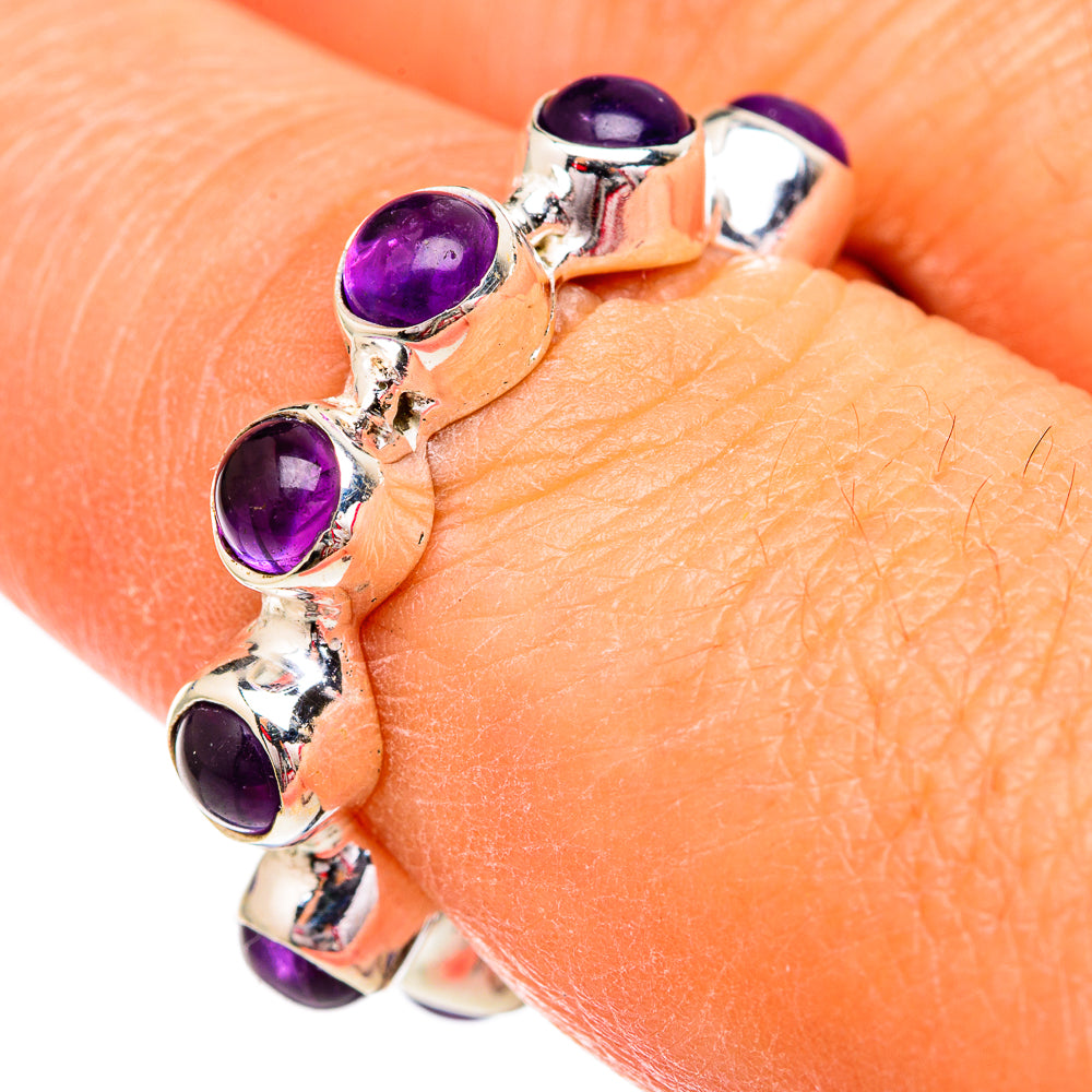Amethyst Rings handcrafted by Anasilvercos - RING102477