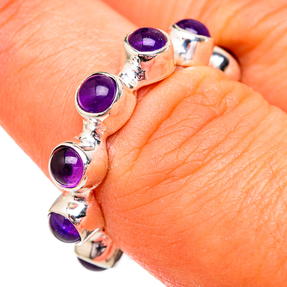 Amethyst Rings handcrafted by Anasilvercos - RING102484