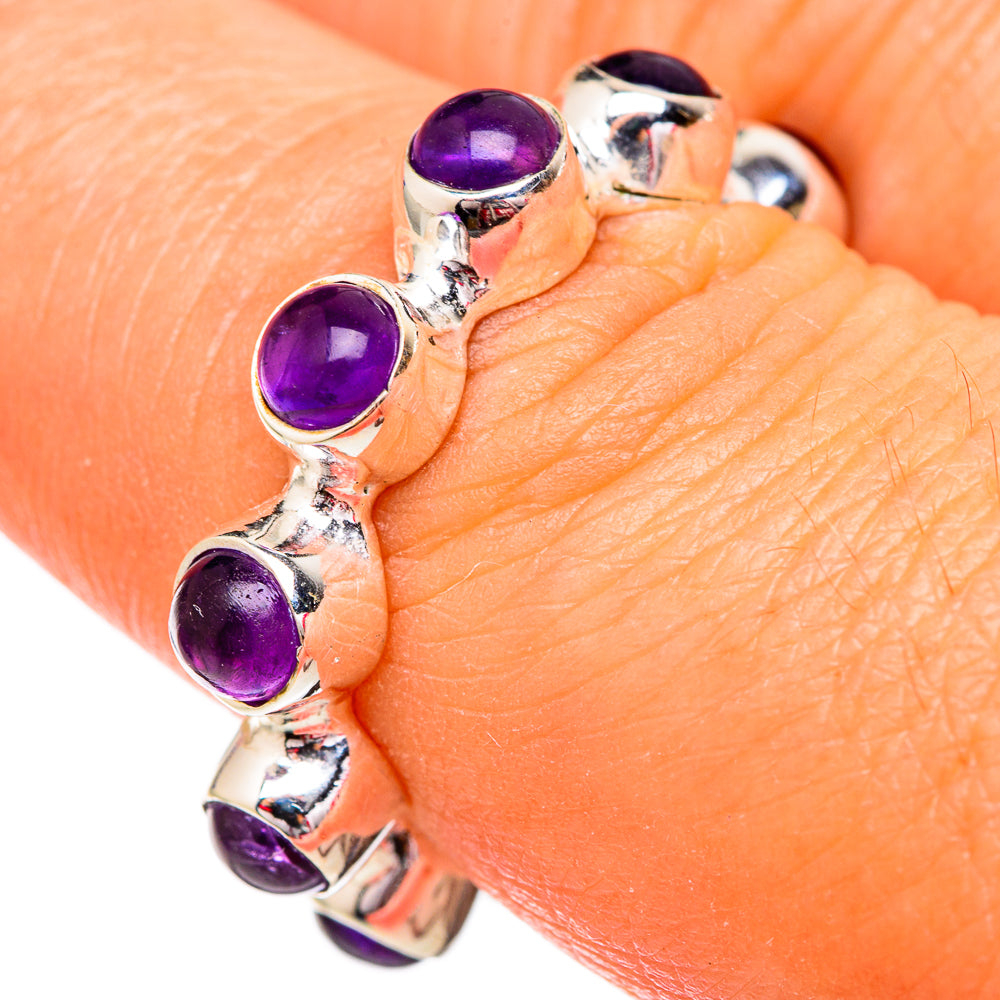 Amethyst Rings handcrafted by Anasilvercos - RING102496