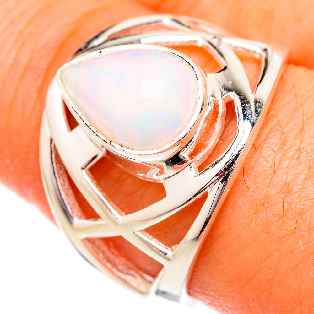 Ethiopian Opal Rings handcrafted by Anasilvercos - RING102500