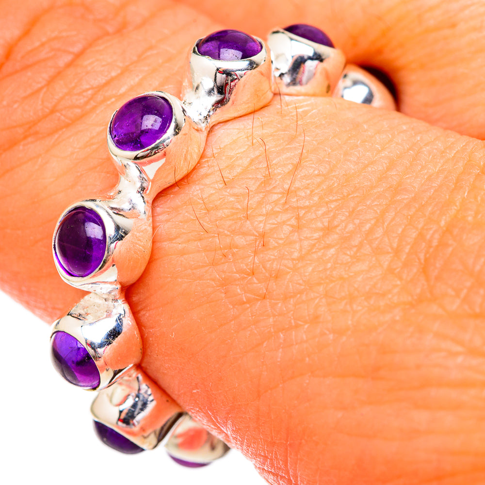 Amethyst Rings handcrafted by Anasilvercos - RING102508