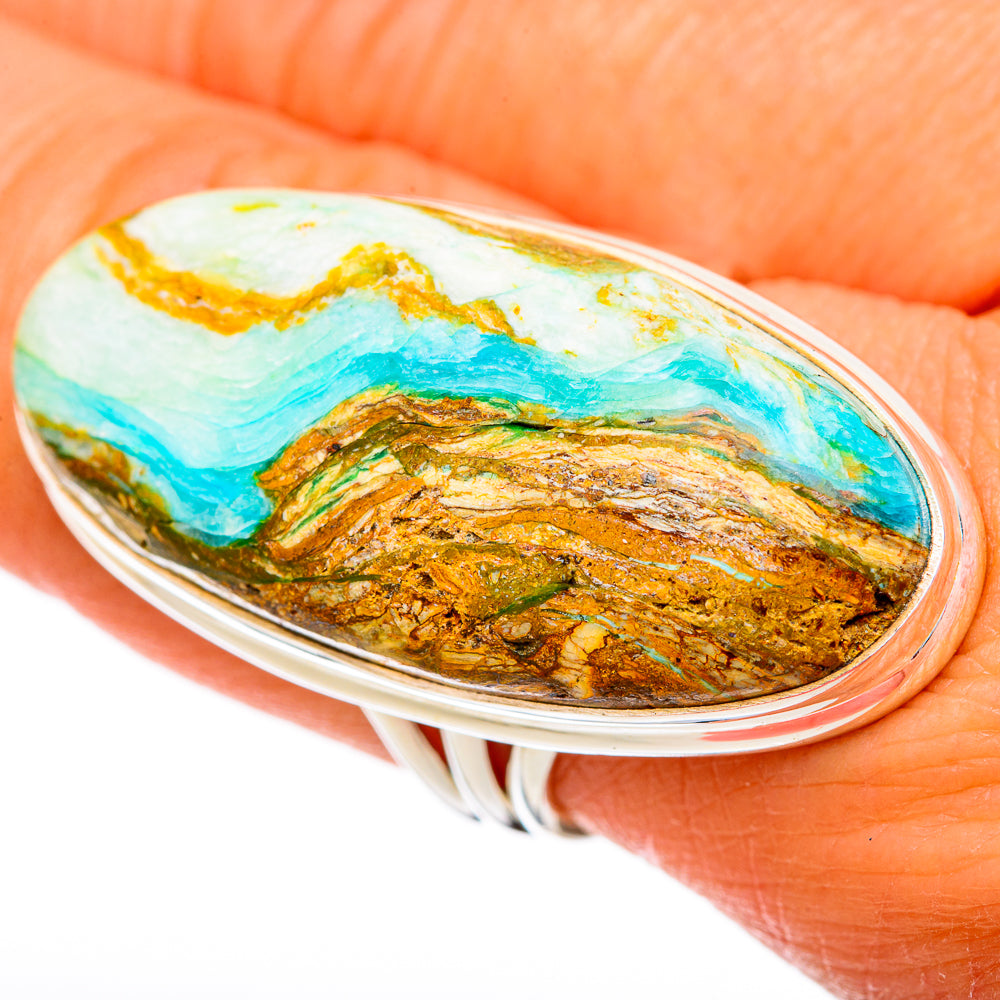 Peruvian Opal Rings handcrafted by Anasilvercos - RING102534