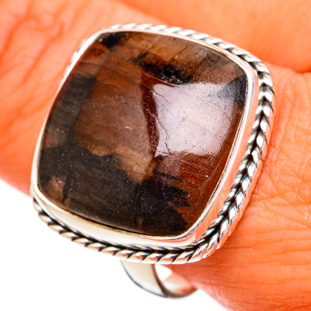 Chiastolite Rings handcrafted by Anasilvercos - RING102551