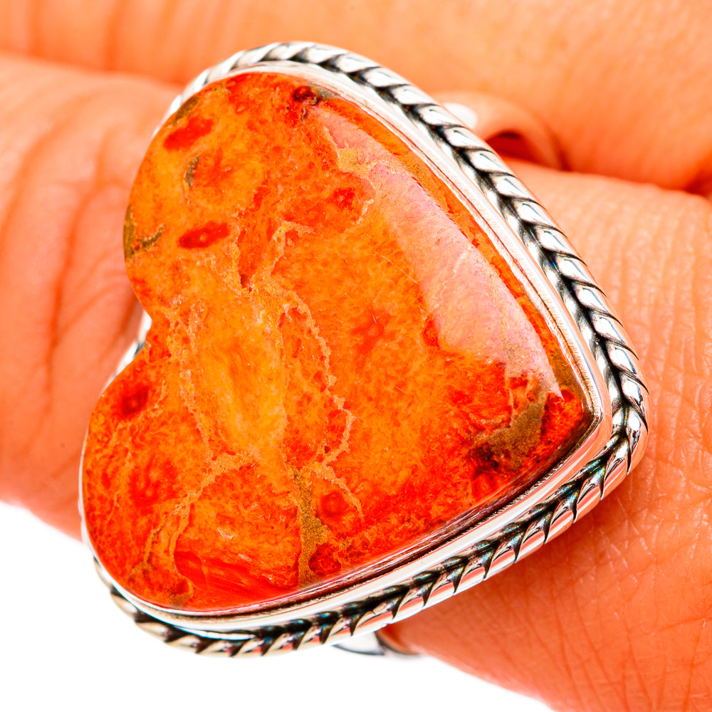 Sponge Coral Rings handcrafted by Anasilvercos - RING102553