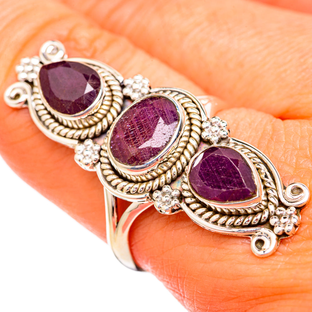 Ruby Rings handcrafted by Anasilvercos - RING102555