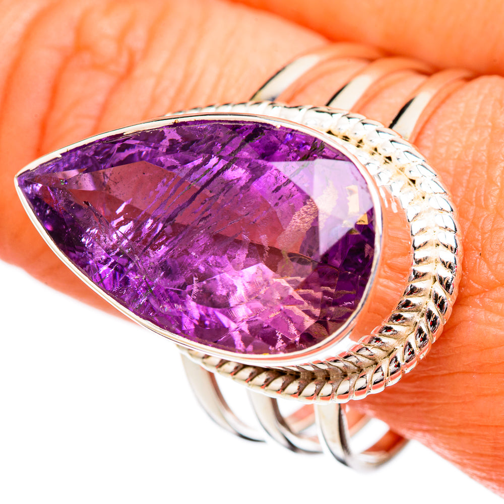 Amethyst Rings handcrafted by Anasilvercos - RING102562