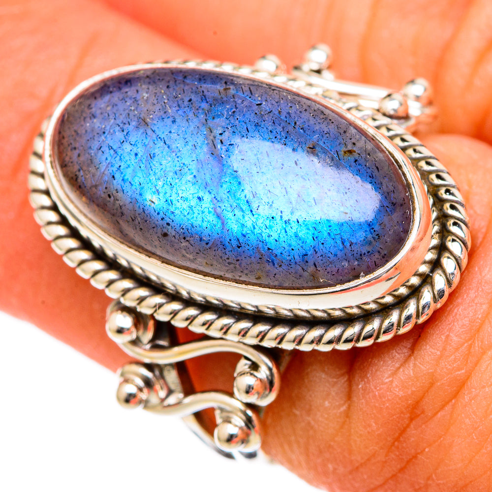 Labradorite Rings handcrafted by Anasilvercos - RING102568