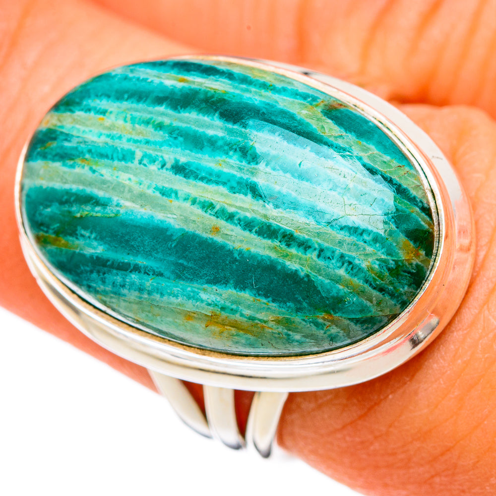 Amazonite Rings handcrafted by Anasilvercos - RING102572