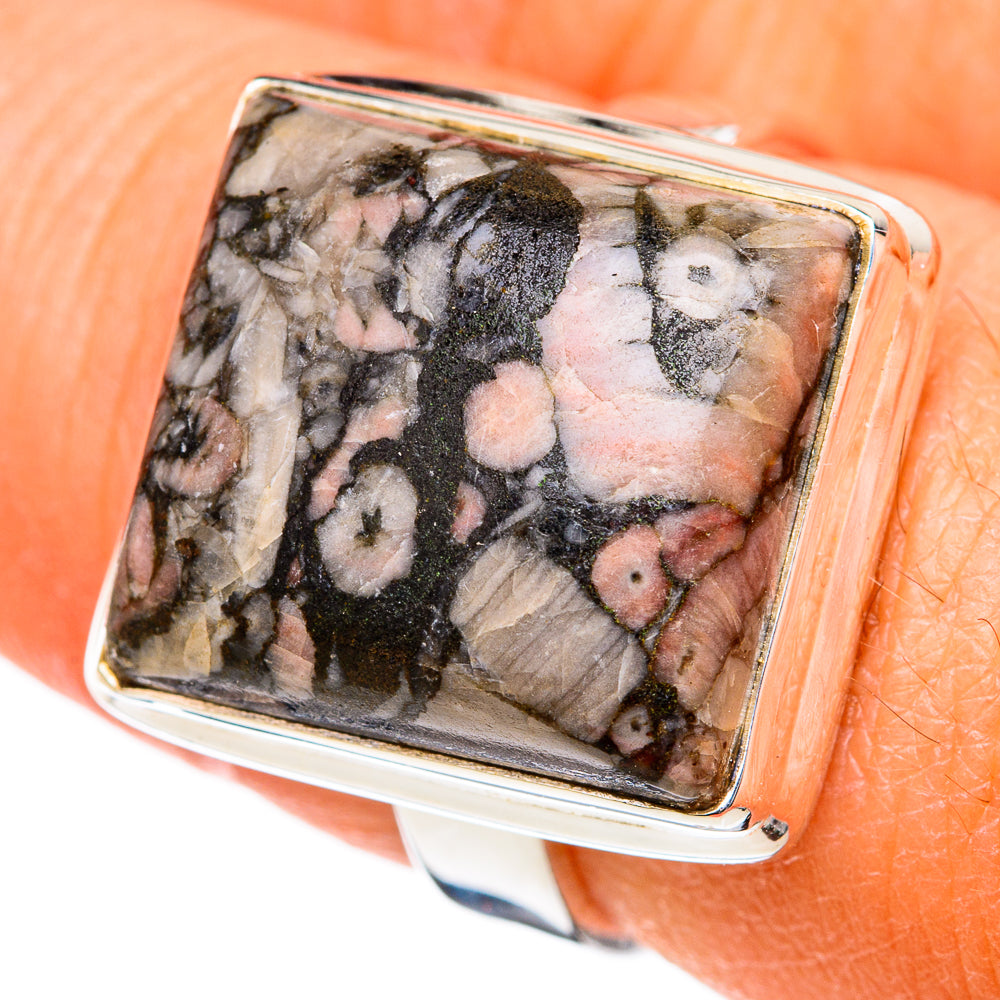 Crinoid Fossil Rings handcrafted by Anasilvercos - RING102573