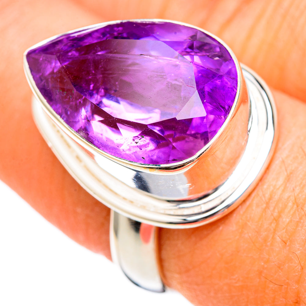 Amethyst Rings handcrafted by Anasilvercos - RING102581