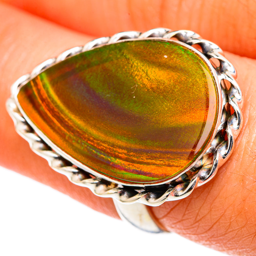 Aura Opal Rings handcrafted by Anasilvercos - RING102589