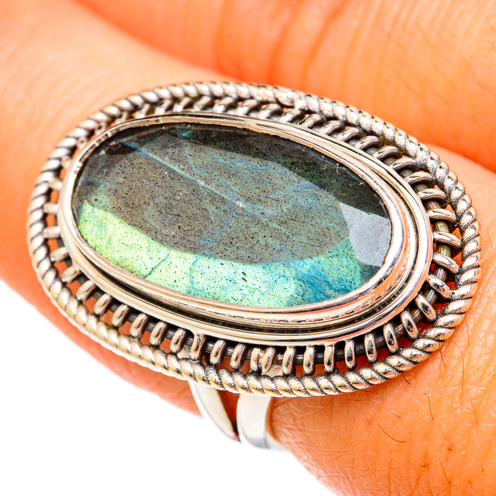 Labradorite Rings handcrafted by Anasilvercos - RING102595
