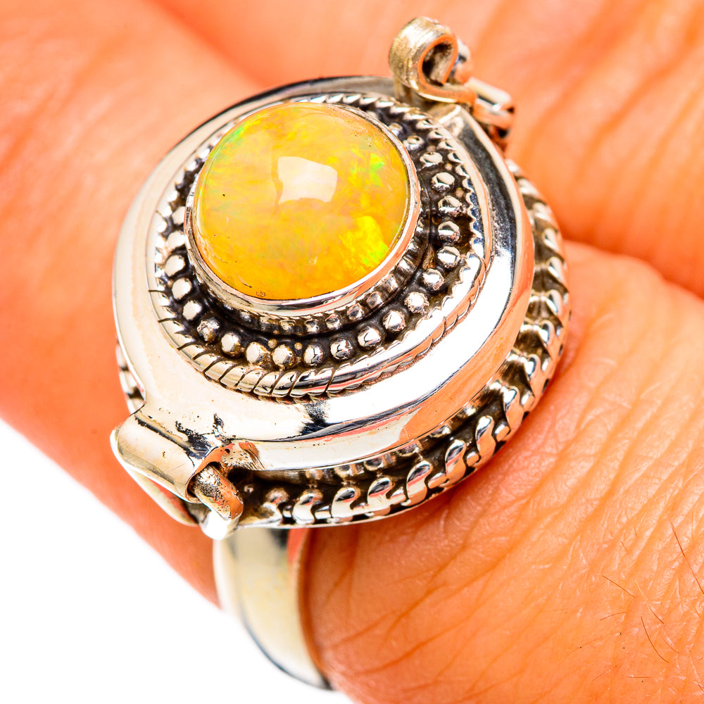 Ethiopian Opal Rings handcrafted by Anasilvercos - RING102614