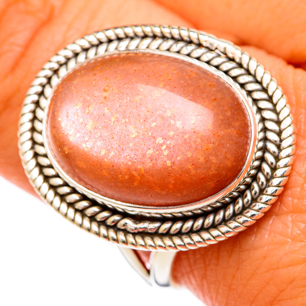 Sunstone Rings handcrafted by Anasilvercos - RING102622