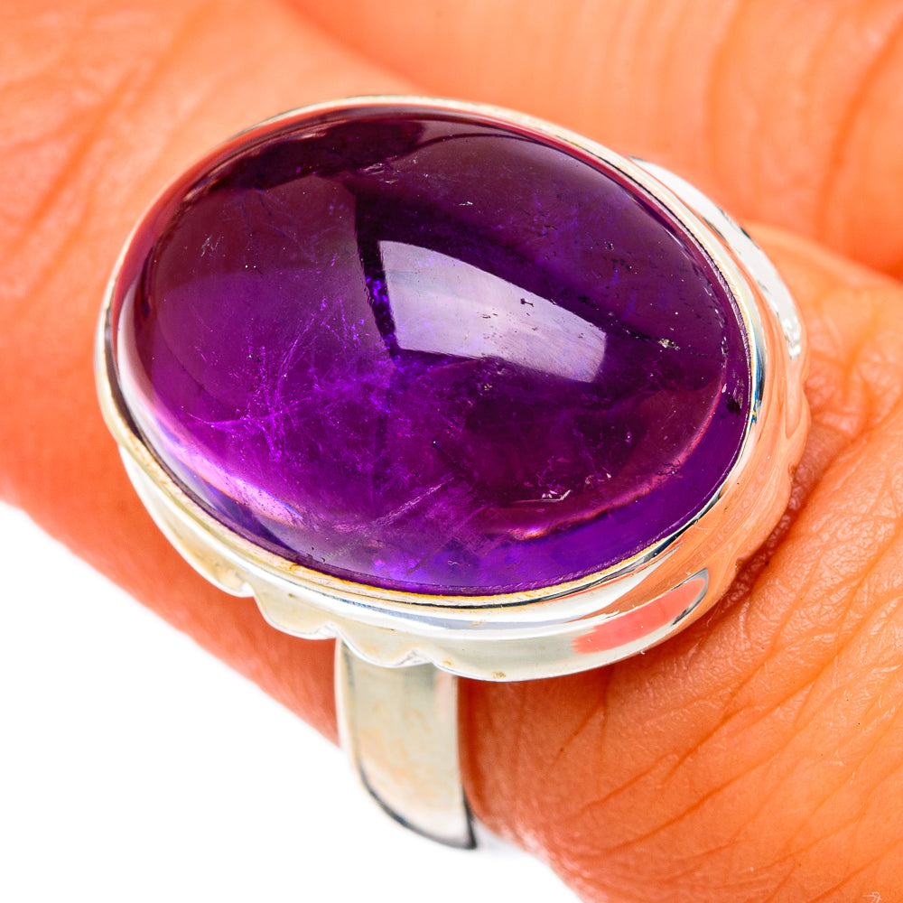 Amethyst Rings handcrafted by Anasilvercos - RING102628