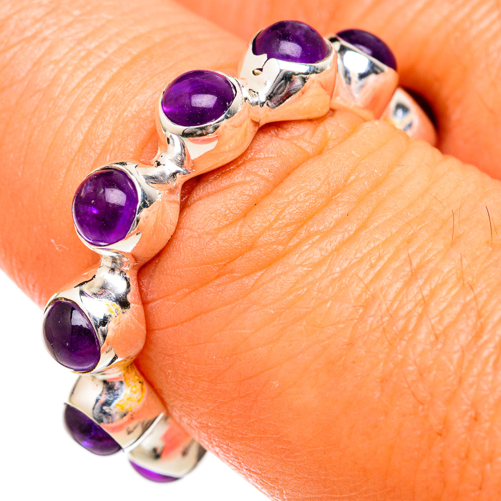 Amethyst Rings handcrafted by Anasilvercos - RING102629