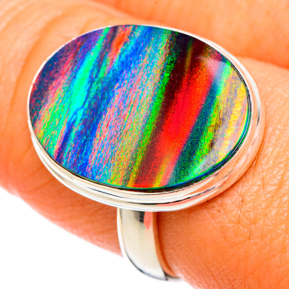 Aura Opal Rings handcrafted by Anasilvercos - RING102634