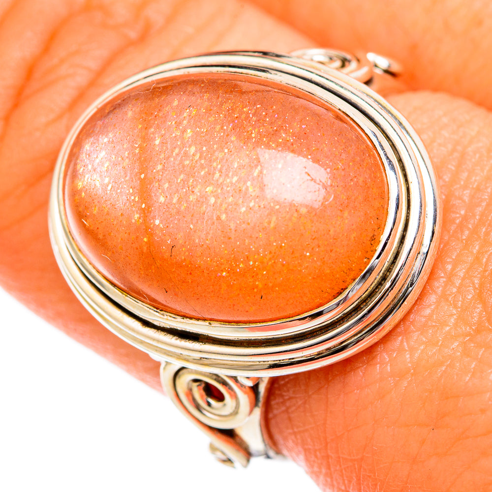 Sunstone Rings handcrafted by Anasilvercos - RING102642