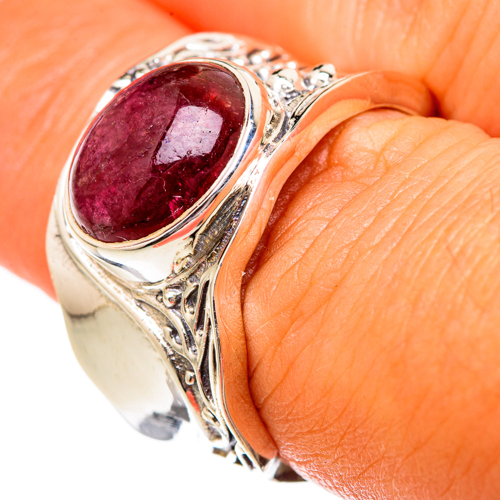 Pink Tourmaline Rings handcrafted by Anasilvercos - RING102645