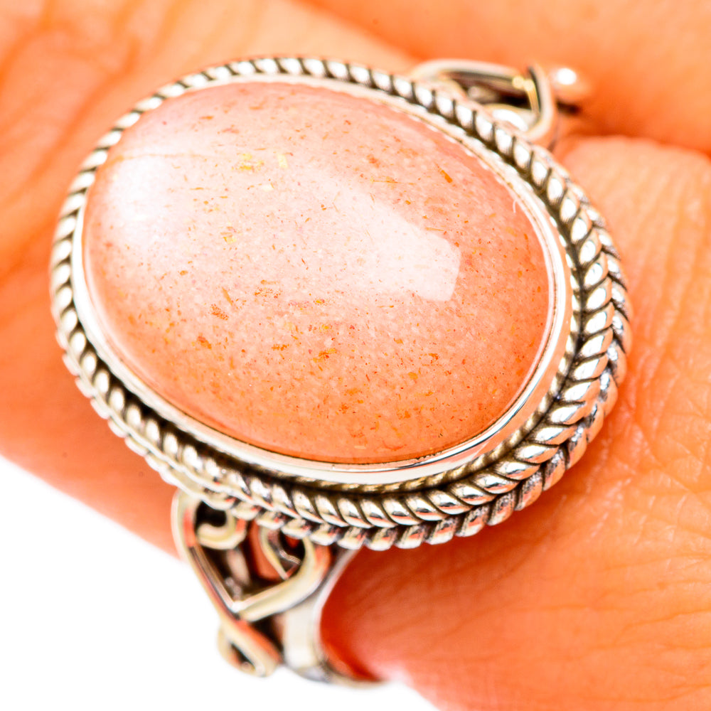 Sunstone Rings handcrafted by Anasilvercos - RING102661