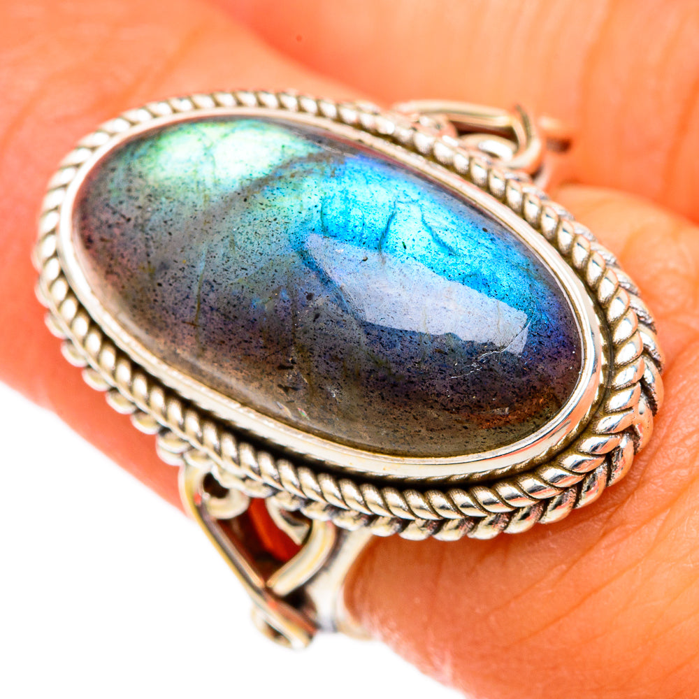 Labradorite Rings handcrafted by Anasilvercos - RING102672
