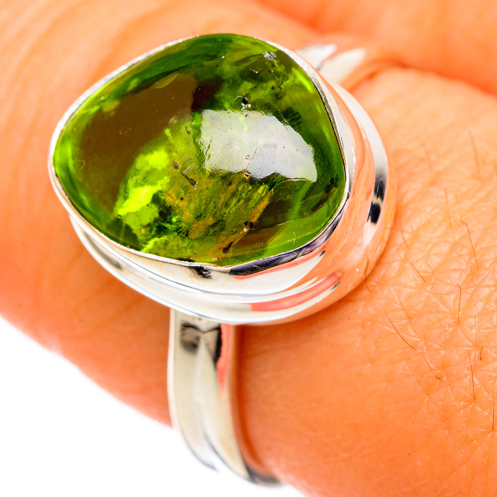 Peridot Rings handcrafted by Anasilvercos - RING102674