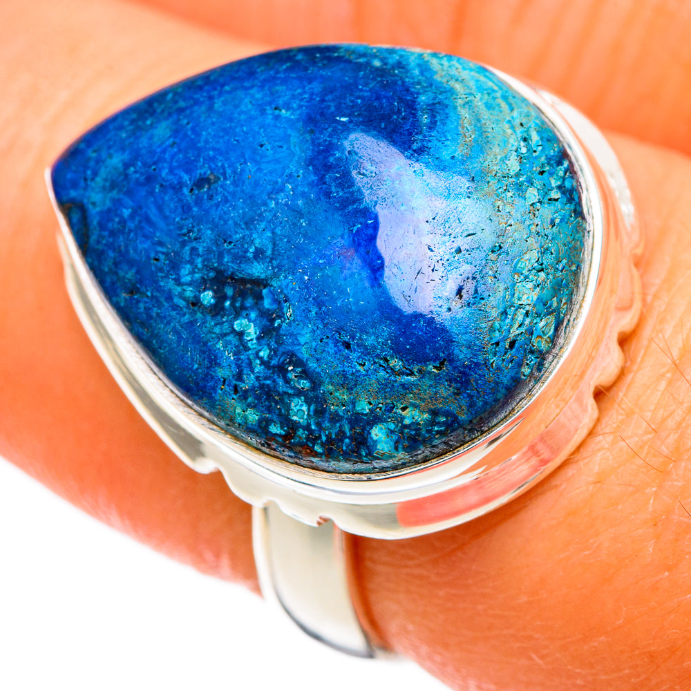 Azurite Rings handcrafted by Anasilvercos - RING102687