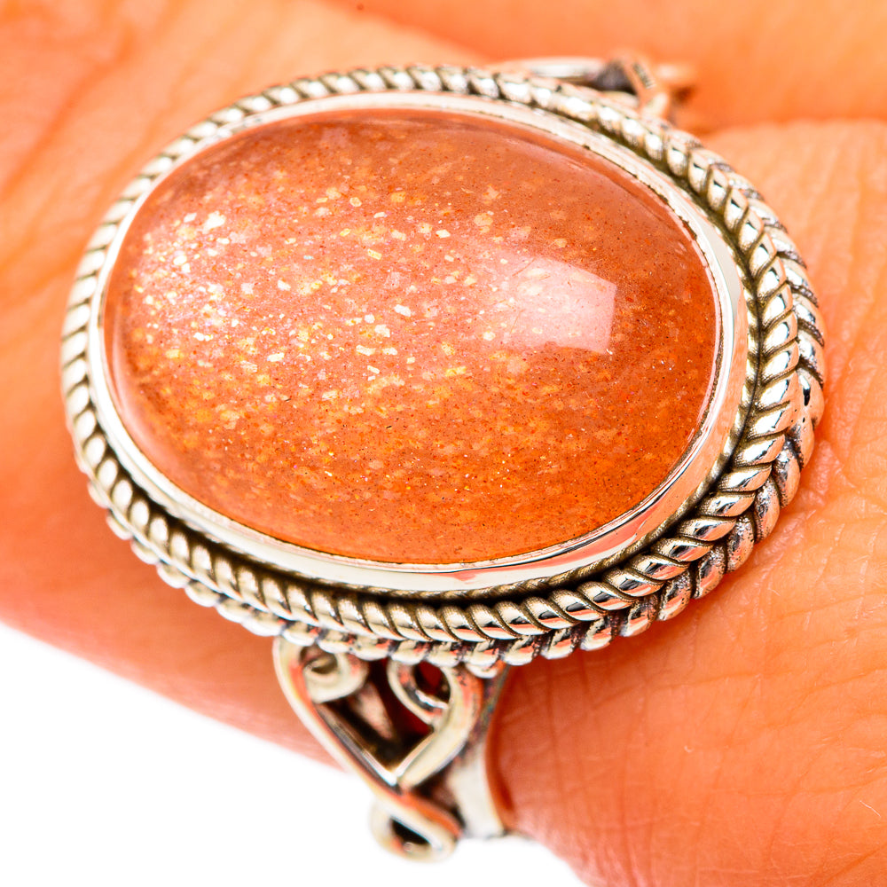 Sunstone Rings handcrafted by Anasilvercos - RING102688