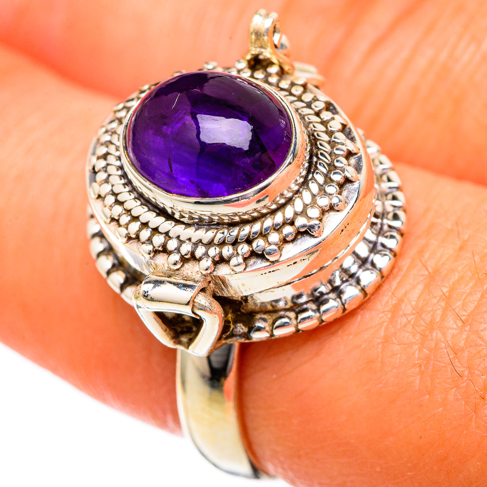 Amethyst Rings handcrafted by Anasilvercos - RING102713