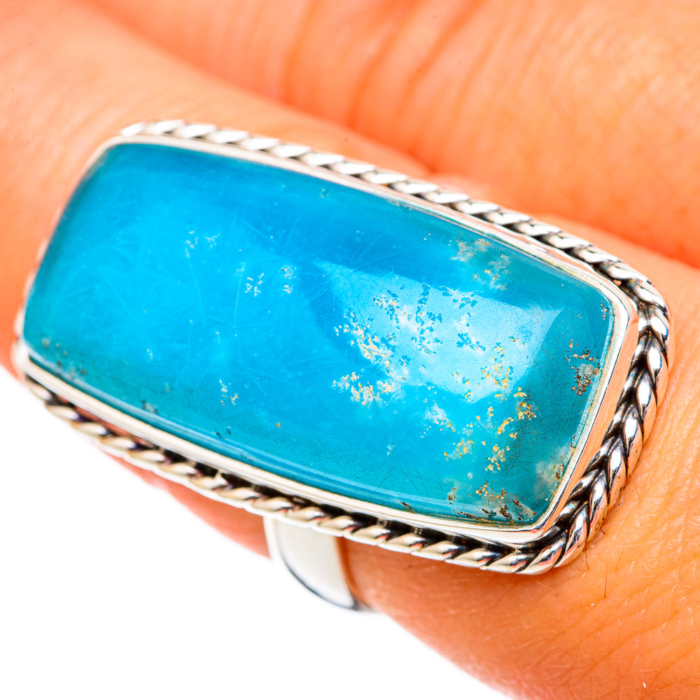 Larimar Rings handcrafted by Anasilvercos - RING102727