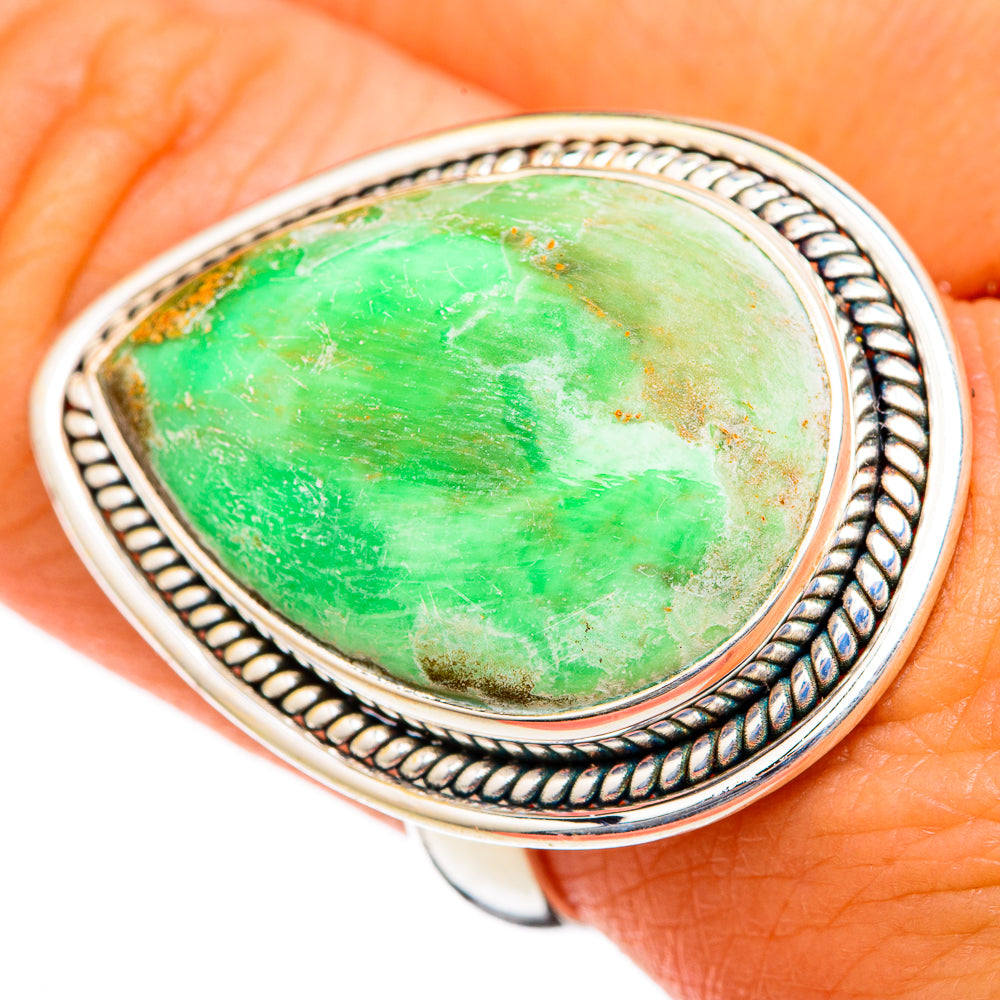 Rainforest Jasper Rings handcrafted by Anasilvercos - RING102734