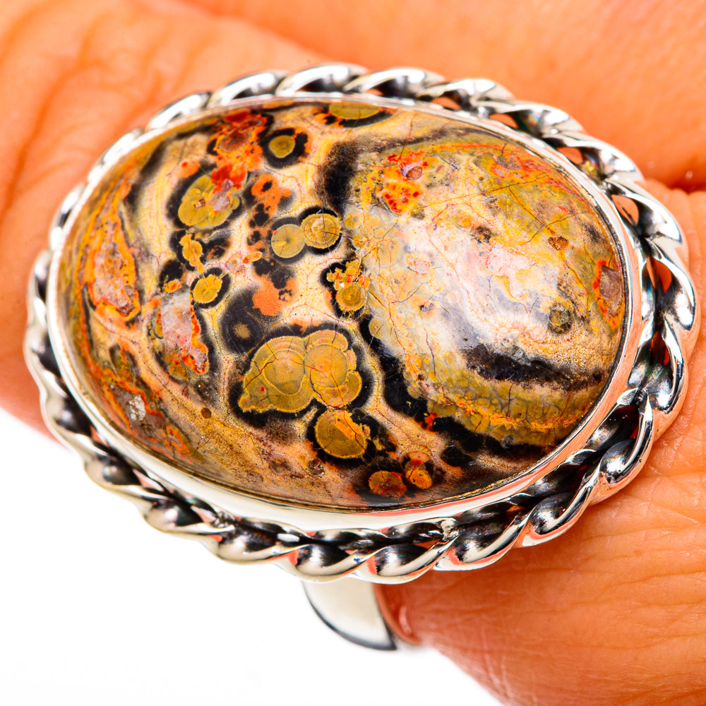 Poppy Jasper Rings handcrafted by Anasilvercos - RING102741