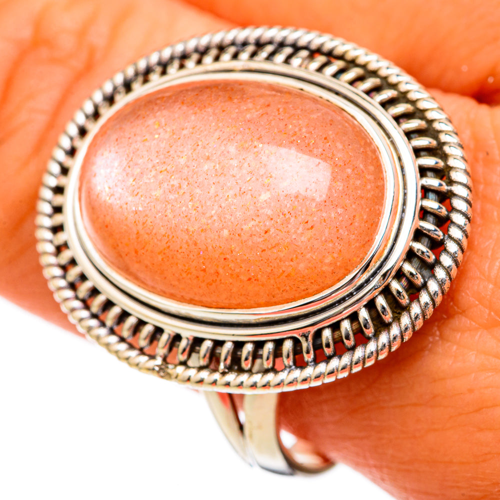 Sunstone Rings handcrafted by Anasilvercos - RING102744