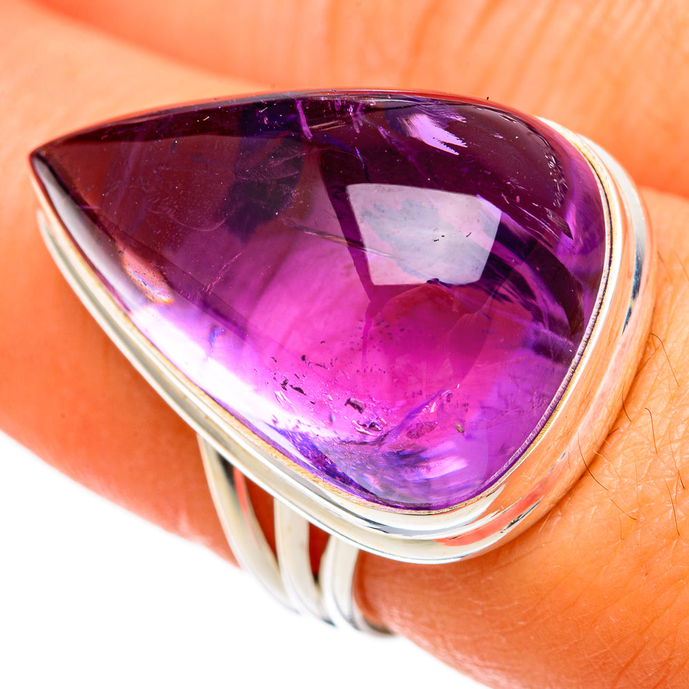 Amethyst Rings handcrafted by Anasilvercos - RING102756