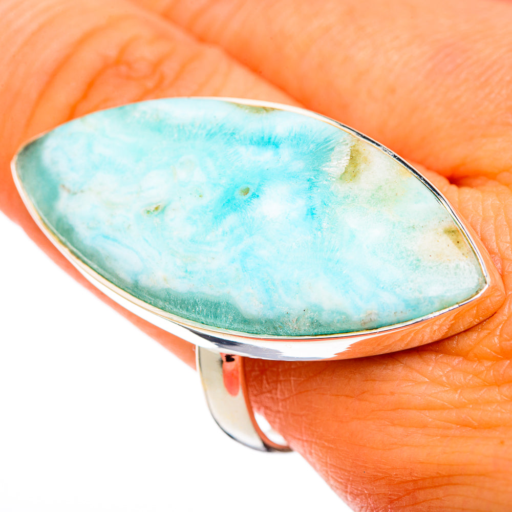 Larimar Rings handcrafted by Anasilvercos - RING102769