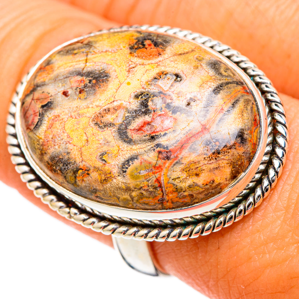 Poppy Jasper Rings handcrafted by Anasilvercos - RING102782