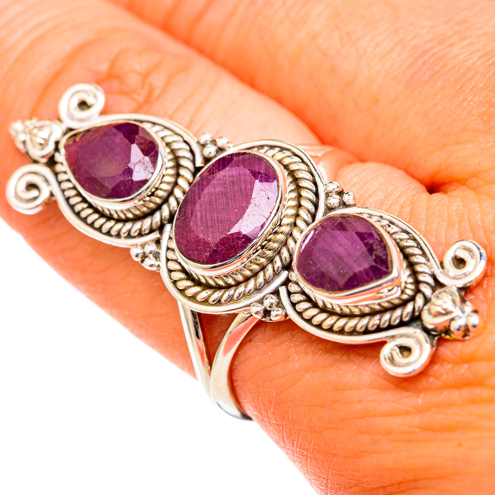 Ruby Rings handcrafted by Anasilvercos - RING102789