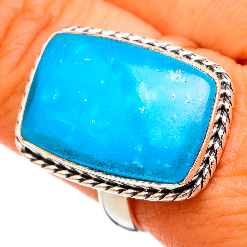 Larimar Rings handcrafted by Anasilvercos - RING102808