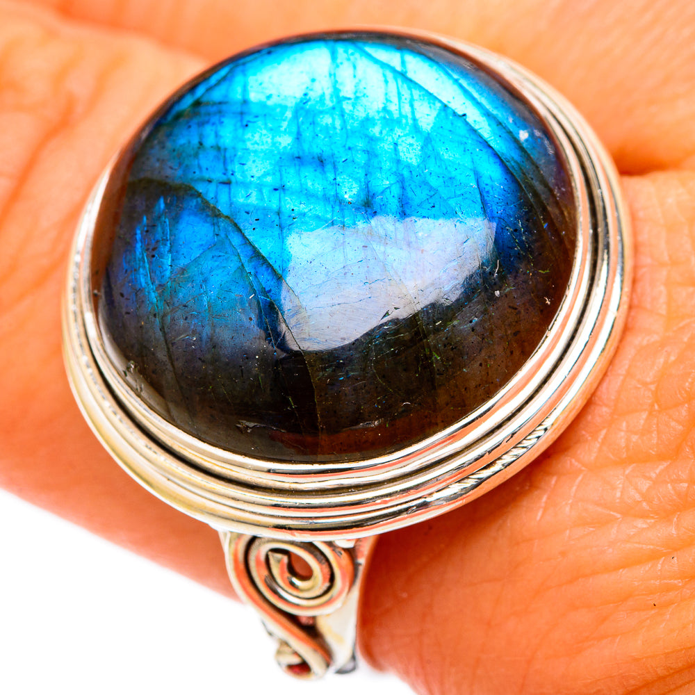 Labradorite Rings handcrafted by Anasilvercos - RING102813