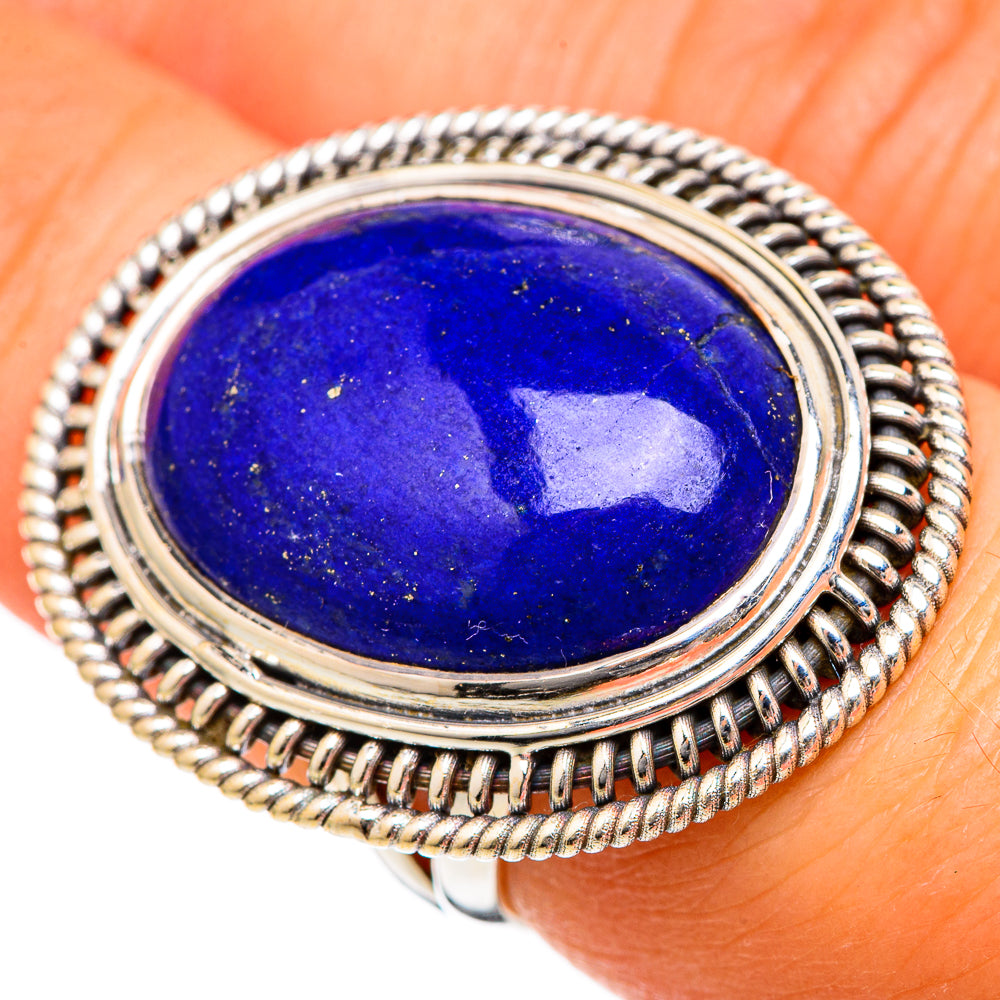 Lapis Lazuli Rings handcrafted by Anasilvercos - RING102815