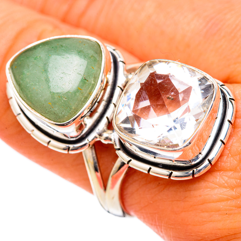 Prehnite Rings handcrafted by Anasilvercos - RING102817