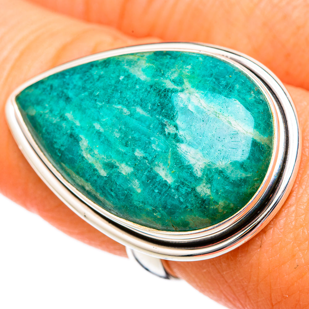 Amazonite Rings handcrafted by Anasilvercos - RING102818