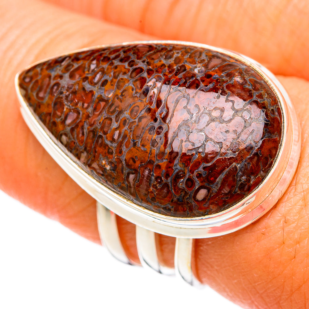 Dinosaur Bone Rings handcrafted by Anasilvercos - RING102821