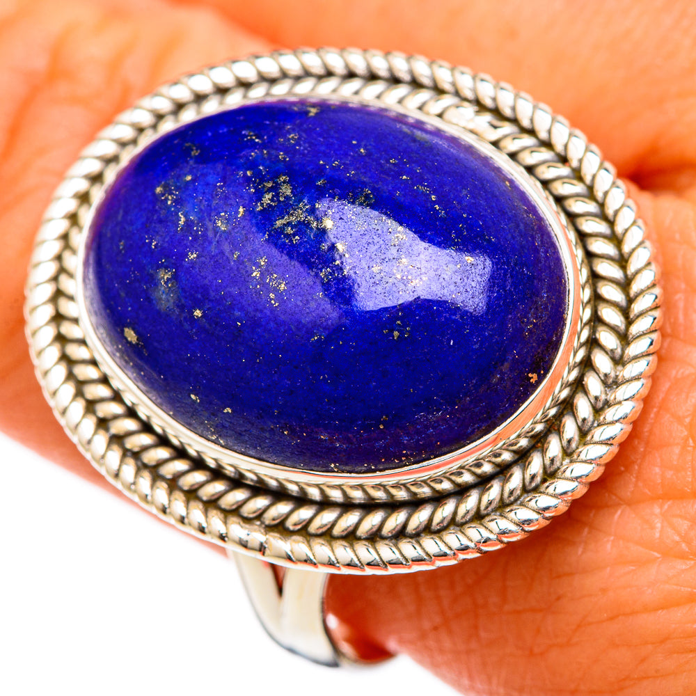 Lapis Lazuli Rings handcrafted by Anasilvercos - RING102849