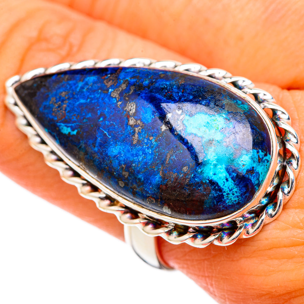 Azurite Rings handcrafted by Anasilvercos - RING102851